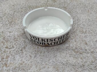 porcelánový popelník NSDAP Volkischer Beobachter - 3