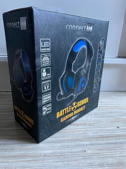 Nové nepoužívané funkční herní sluchátka Connect IT - battle - 3