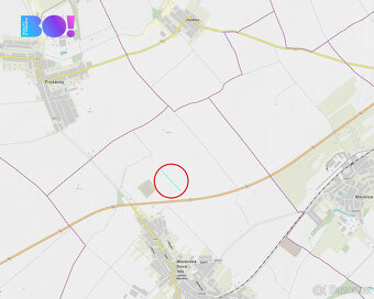 Prodej pole, 3999 m², Moravská Nová Ves - 3