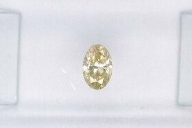 Diamant - Natural Fancy Light Yellow - 0,24ct - SI2 - 3