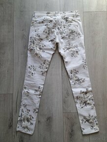 Dámské bílé skinny džíny Promod vel. S - 3