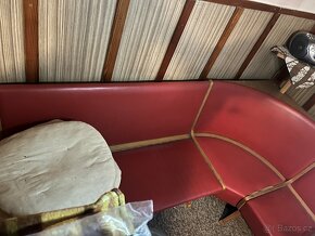 Rohová retro sedačka s uloznym prostorem - 3