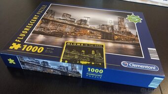 Puzzle 1000 dílků noční New York - 3