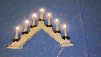 Vánoční svícen plastový - 3