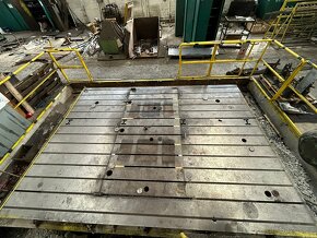 Litinový stůl - Litinové desky 5000x3500 T drážky - 3