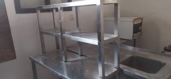 Nerezový stůl na výdej/příjem - 3