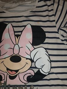 Trička a Minnie vel. 110, 110/116 - 3