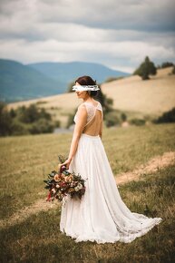 Svatební šaty | krajkové | boho | Miabella - 3