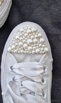 Tenisky Converse-pearls wedding edition - 3
