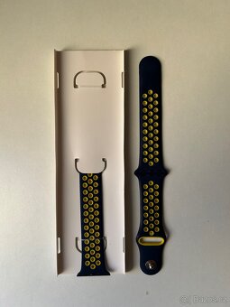 Řemínek pro Apple Watch 38/40/41 modro-žlutý - 3