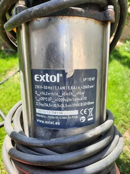 Kalove čerpadlo Extol SP110KF - 3