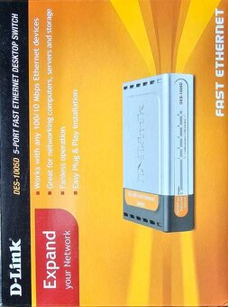 Nový síťový přepínač D-Link Typ DES-1005D - 3
