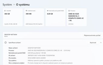 Lenovo IdeaPad 320,AMD A6-9220,WIN 11,SSD 500GB,RAM 8GB,15.4 - 3