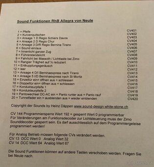 Pro železniční vůz LGB Gauge G, Neule Allegra RhB z kovu a p - 3