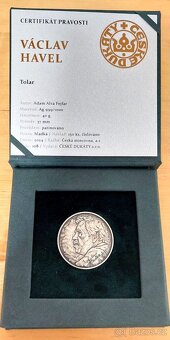 Stříbrný tolar Václav Havel, 2024, emise 150 kusů - 3