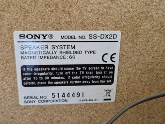 HiFi minivěž SONY HCD-DX2D - 3