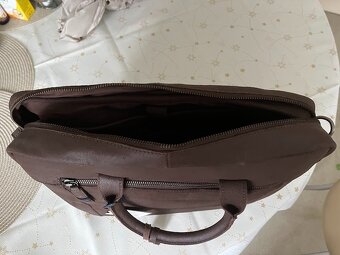 Kožená kabela hnědá nová - 3