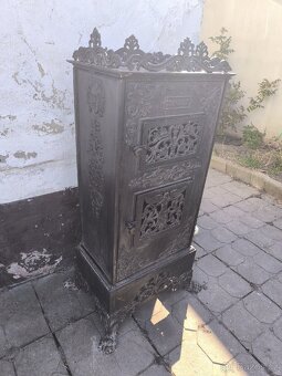 Litinové starožitné kamna - 3