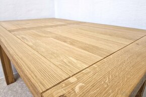 Nový stůl dub masiv 85x140 cm - 3