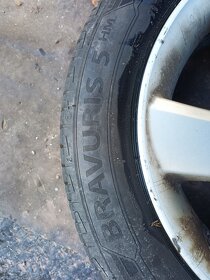 Prodám ALU disky MAZDA + letní BARUM BRAVURIS 5hm 205/55 R16 - 3