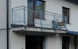 Pozinkované balkonové zábradlí lakované - 3