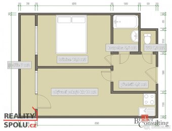 Prodej, byty/2+kk, 47 m2, Makovského 1177/1, 16300 Praha, Hl - 3