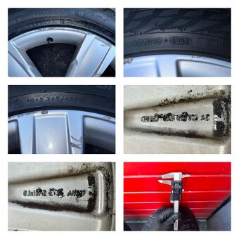 Original ALU kola Audi 18\" 8J ET26 + zimní pneu 245/45/R1 - 3