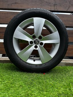 Alu kola 5x112 r16 s letním pneu (kl) - 3