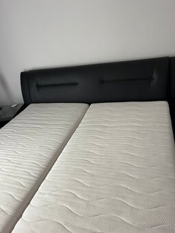 Elektricky polohovatelná postel 2x90x200cm - TOP STAV - 3