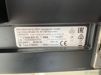 Kávovar Siemens vestavný - 3