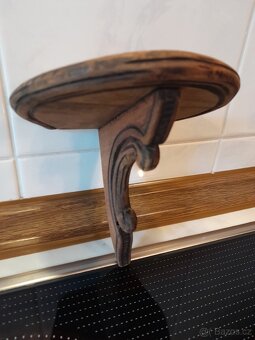 Stará dřevěná polička - 3