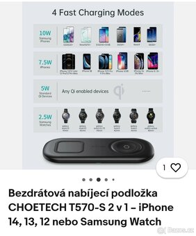 Bezdrátová nabíječka 2 v 1 - 3