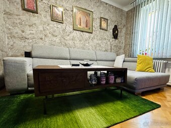 Xora ROHOVÁ SEDAČKA, textil, světle šedá - 3