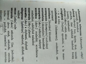 Italské hudební názvosloví; staré zpevniky - 3