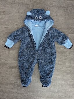 Teplý overal - medvídek - vel 50/56 - 3