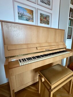 Pianino Petrof – buk, zánovní, krásný stav – 35 000 Kč - 3