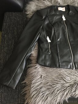 Koženková bunda zn.Orsay vel.L(40) - 3