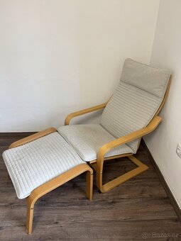 Křeslo IKEA s podnožkou - 3