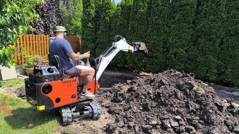 Mini bagr váha 0.8 tuny - 3