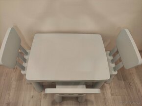 Dětský stůl a 3 židličky Ikea Mammut - 3