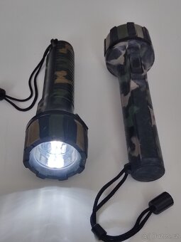 Dvakrát LED ARMY svítilna 4x dioda v top stavu - 3