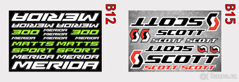 Polepy na kola Cannondale, RockShox, Trek, Merida, GT, Giant - 3