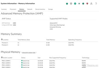 HP ProLiant DL360 G10, 2x Xeon Gold 18C, 128GB RAM, 8x SFF - 3
