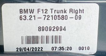 BMW F12 zadní světlo - 3
