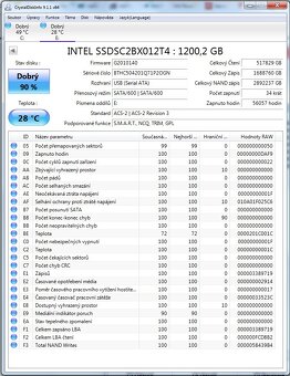 SSD disk MLC intel DC S3610 1.2TB original perfektni - 3