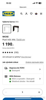 Psací stůl IKEA Micke - 3