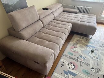 Rohová sedací souprava Palladion Mini s elektrickým výsuvem - 3