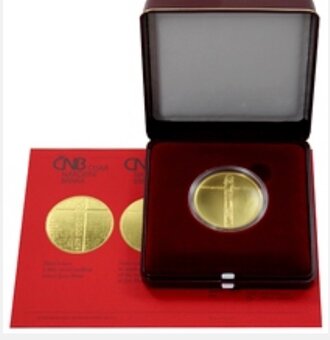 Zlato / zlatá mince Jan Hus 2015 proof 1oz - 3