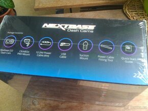 NEXTBASE Dash Cams - 222, černá, kamera do auta, nová - 3