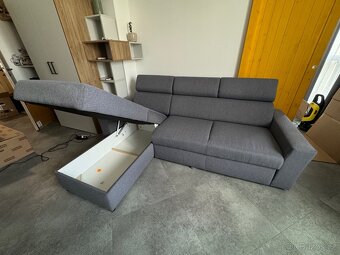 Sedačka - šedá - 3